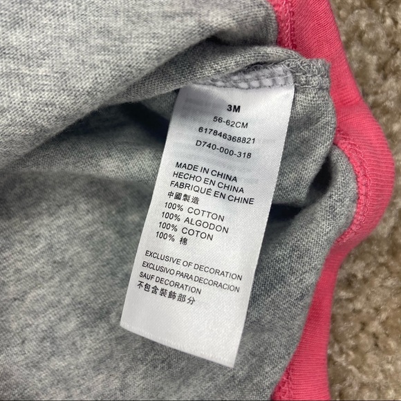 Nike Grey Long Sleeve Bodysuit 3M - Picture 4 of 4